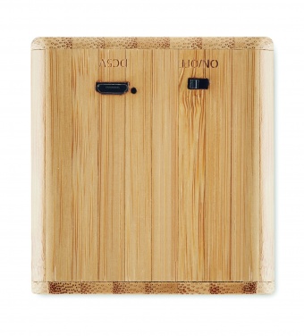 Logotrade promotional merchandise image of: Bamboo wireless speaker