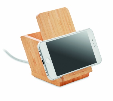 Logotrade promotional product image of: Wireless charger pen holder 5W BAICOI