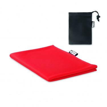Logotrade promotional items photo of: RPET sports towel and pouch