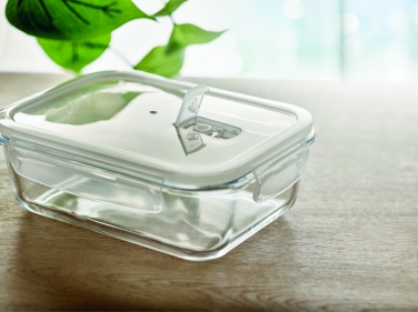 Logo trade promotional giveaway photo of: Glass lunchbox & PP lid 900ml