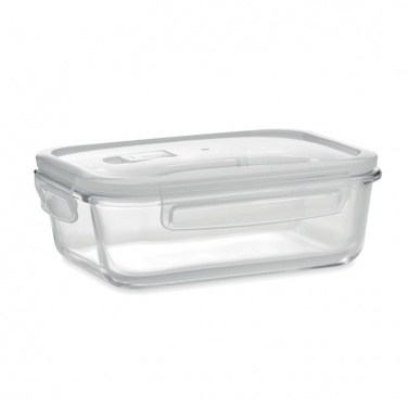 Logo trade business gifts image of: Glass lunchbox & PP lid 900ml