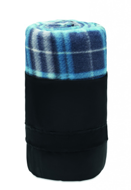 Logotrade promotional merchandise photo of: RPET fleece travel blanket