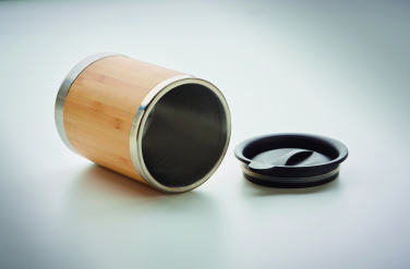 Logo trade promotional giveaways image of: Tumbler in bamboo cover 250ml