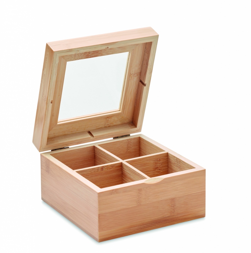 Logotrade promotional gift image of: Bamboo tea box