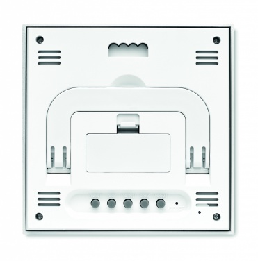 Logotrade promotional gift picture of: Weather station bamboo front TURKU