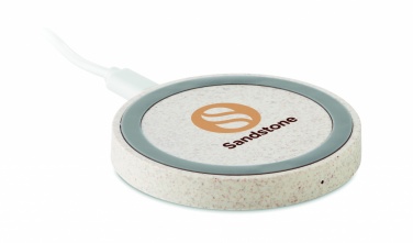 Logo trade promotional item photo of: Wheat straw/ABS charger 5W