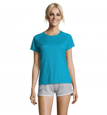 Logo trade business gift photo of: SPORTY WOMEN T-SHIRT POLYES