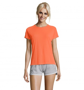 Logo trade advertising products image of: SPORTY WOMEN T-SHIRT POLYES