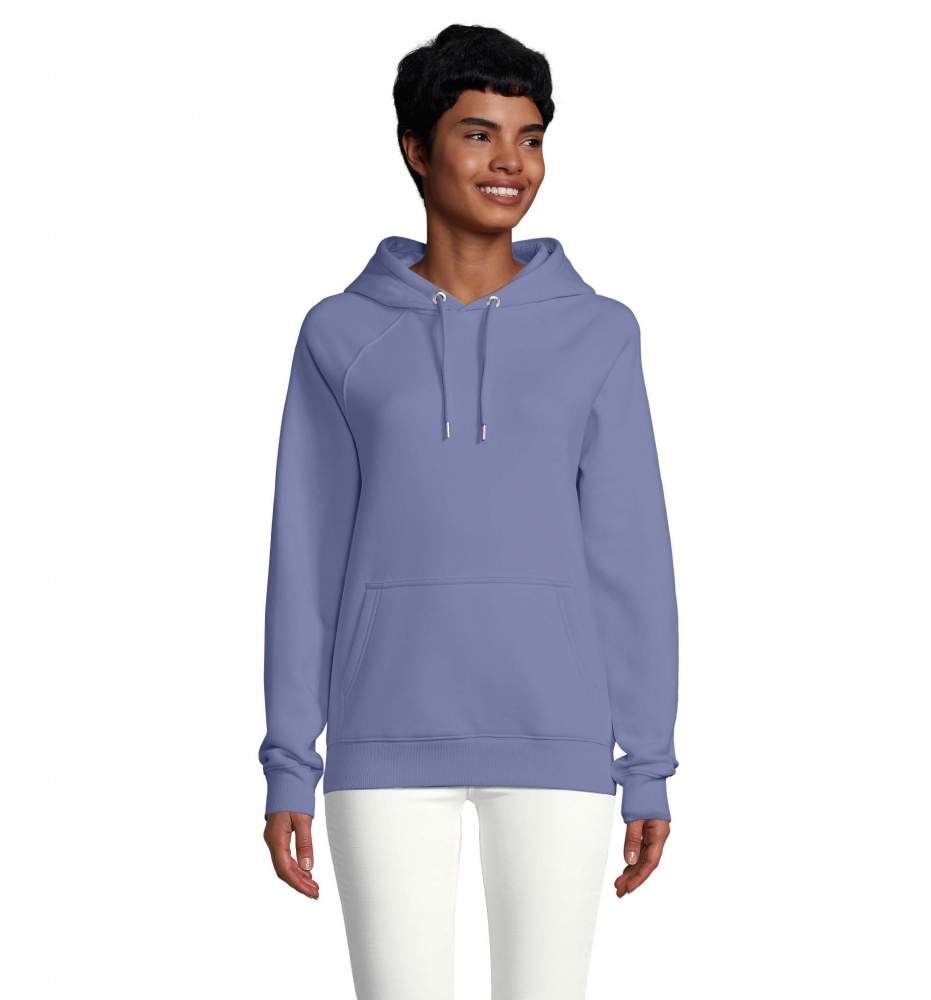 Logo trade promotional items image of: STELLAR Unisex Hooded Sweat