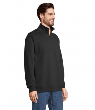 Logo trade corporate gift photo of: CONRAD Sweat Zip Collar