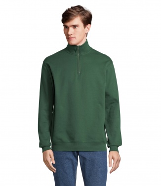 Logo trade promotional merchandise picture of: CONRAD Sweat Zip Collar