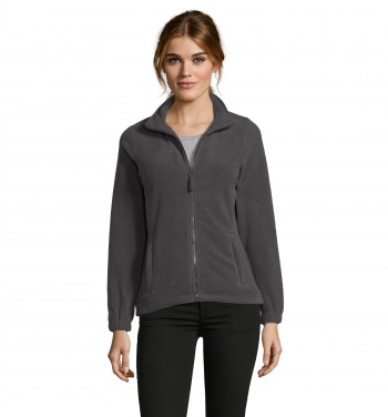 Logo trade promotional merchandise photo of: NORTH WOMEN ZIPPED FLEECE