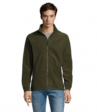 Logo trade promotional giveaways image of: NORTH Zipped Fleece Jacket