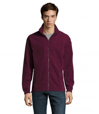 Logo trade promotional gifts image of: NORTH Zipped Fleece Jacket