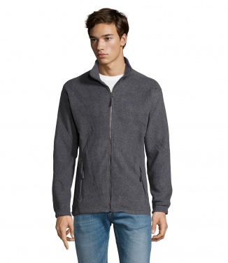 Logo trade advertising products picture of: NORTH Zipped Fleece Jacket