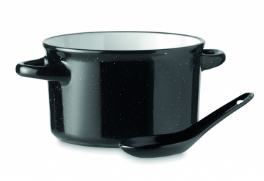 Logo trade promotional giveaways picture of: Ceramic vintage bowl 550 ml