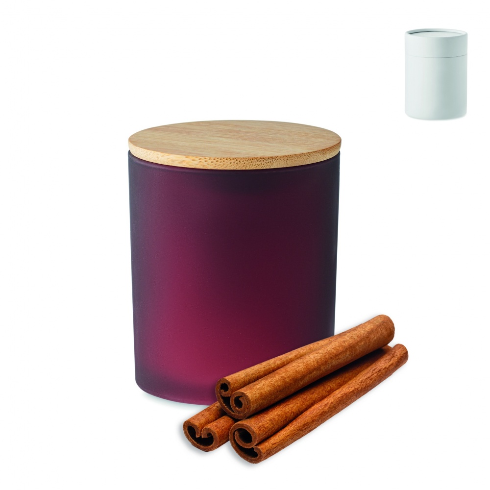 Logo trade promotional merchandise picture of: Plant based wax candle 120 gr