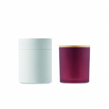 Logo trade corporate gifts picture of: Plant based wax candle 120 gr