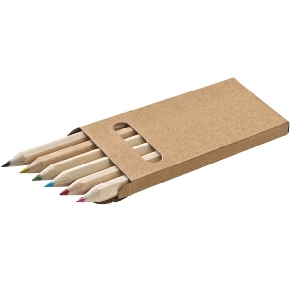 Logotrade promotional giveaway picture of: Wooden crayons MINNIE