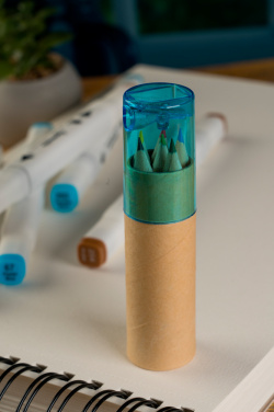 Logo trade business gift photo of: Wooden crayons BECKY