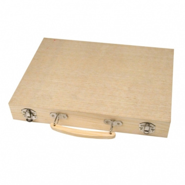 Logo trade promotional merchandise image of: Big wooden painting set MAXI