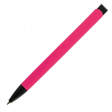 Logotrade promotional giveaway picture of: Metal ballpen soft touch BRESCIA