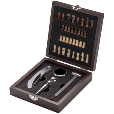 Logo trade advertising products picture of: Chess wine set SAN GIMIGNANO