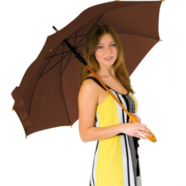 Logotrade promotional merchandise photo of: Wooden automatic umbrella NANCY