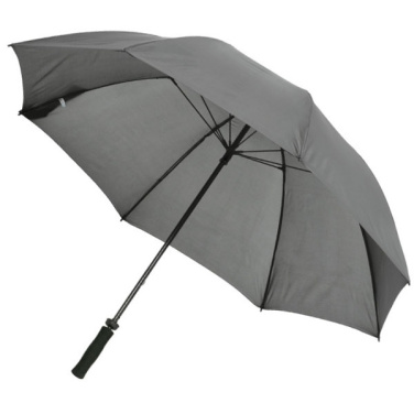 Logo trade business gifts image of: XL storm umbrella HURRICAN