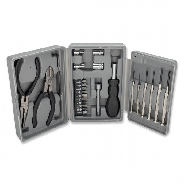 Logo trade promotional merchandise image of: 25-parts tool set MANAGUA