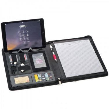 Logotrade promotional merchandise picture of: A4 folder with power bank Elda