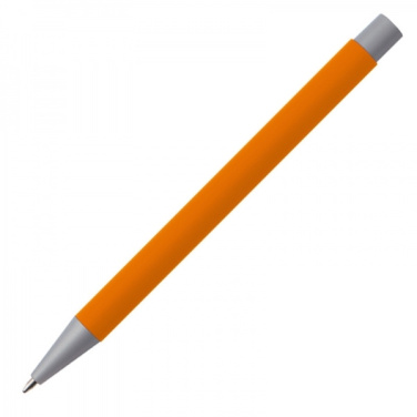 Logo trade promotional gift photo of: Metal ballpen soft touch ABU DHABI