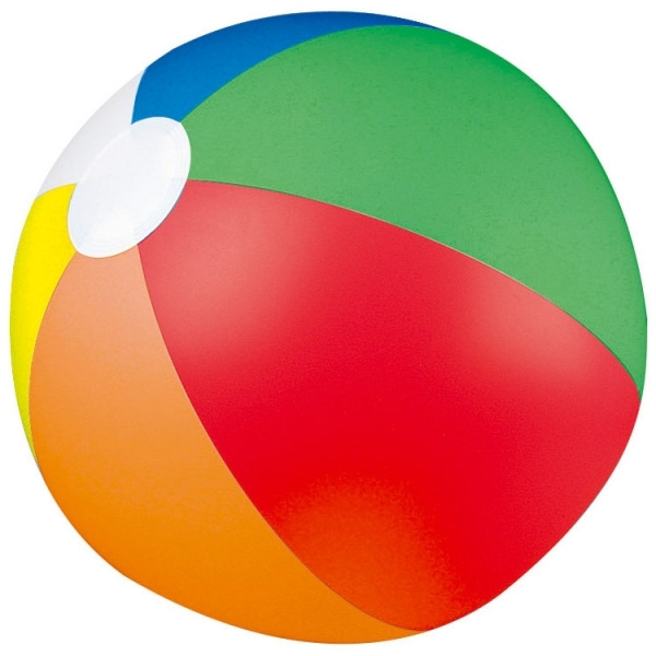 Logo trade promotional items picture of: Multicolour beach ball PALM SPRINGS