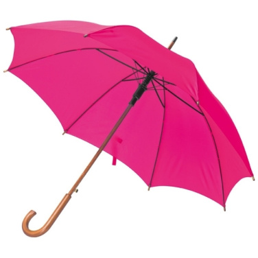 Logotrade promotional product image of: Wooden automatic umbrella NANCY