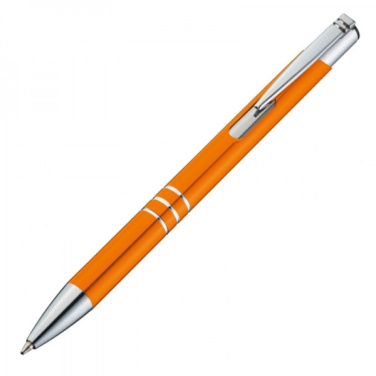 Logo trade promotional products image of: Metal ballpen ASCOT