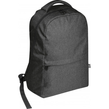 Logo trade promotional giveaways image of: rPET backpack RIMINI