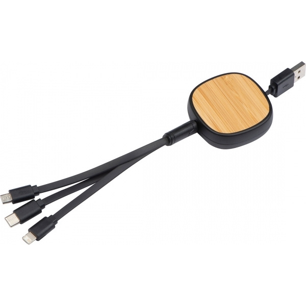 Logo trade advertising products picture of: Charging cable STRASBOURG