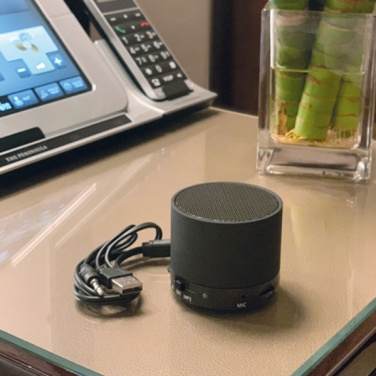 Logo trade corporate gift photo of: Mini Bluetooth speaker HAWICK