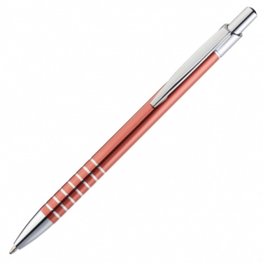 Logo trade promotional merchandise photo of: Metal ballpen ITABELA