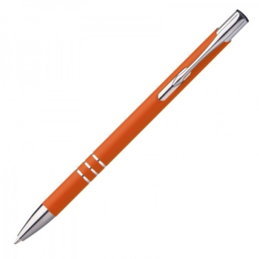 Logo trade promotional gift photo of: Metal ballpen NEW JERSEY
