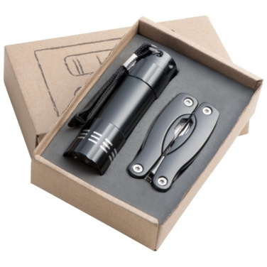 Logo trade corporate gift photo of: Set torch and multitool OAKLAND