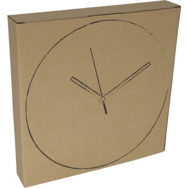 Logo trade promotional giveaways picture of: Wall clock with allover clock face VENICE