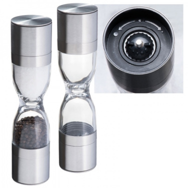 Logo trade promotional giveaway photo of: Salt and pepper mill 2-in-1 ROME