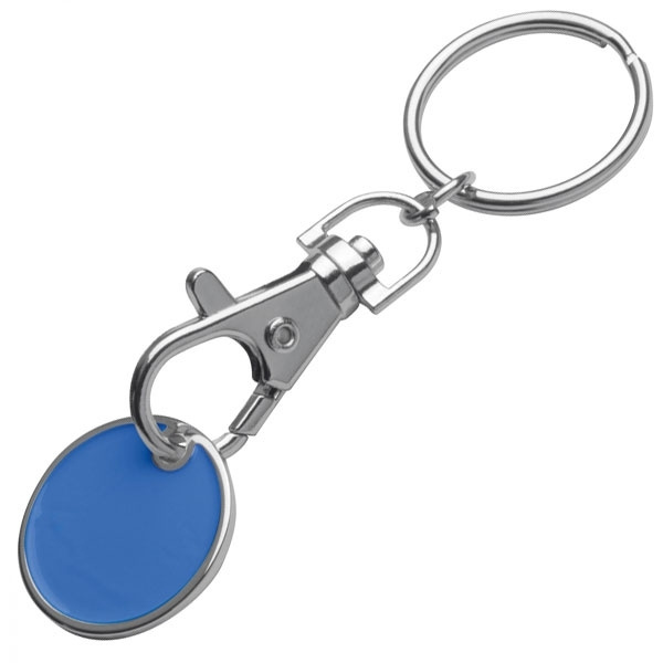 Logo trade business gifts image of: Keyring with shopping coin ARRAS