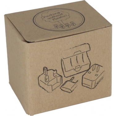 Logo trade promotional giveaway photo of: Travel adapter PERU