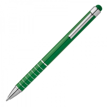 Logotrade promotional product picture of: Metal ballpen with touch pen LUEBO