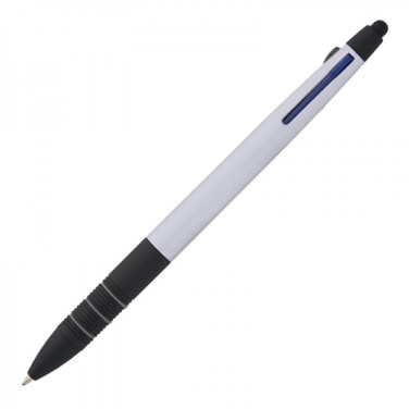 Logo trade promotional giveaways image of: Plastic ballpen 3in1 BOGOTA