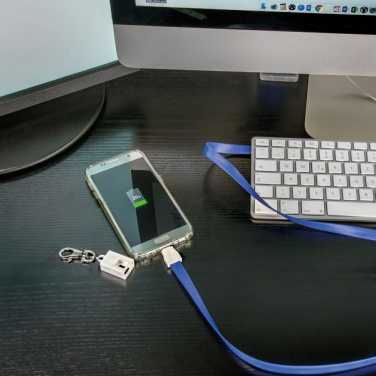 Logotrade promotional merchandise photo of: Lanyard with usb cable LE PORT