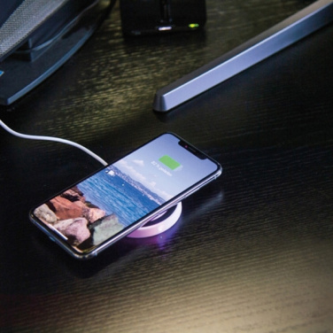 Logo trade promotional merchandise picture of: Induction charger KARTHAGO