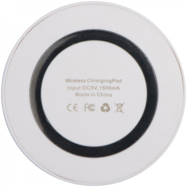 Logo trade promotional gifts picture of: Induction charger KARTHAGO